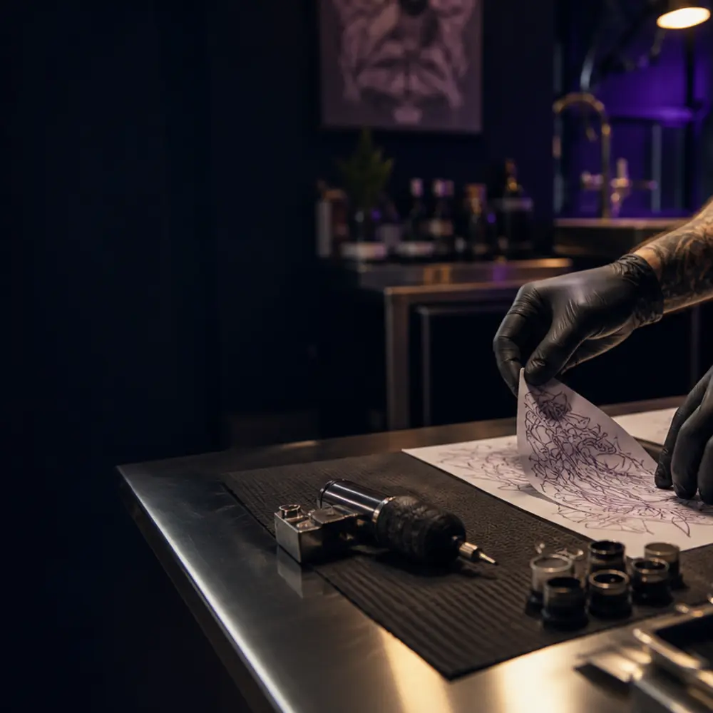 Tattoo priprema i studio detalji
